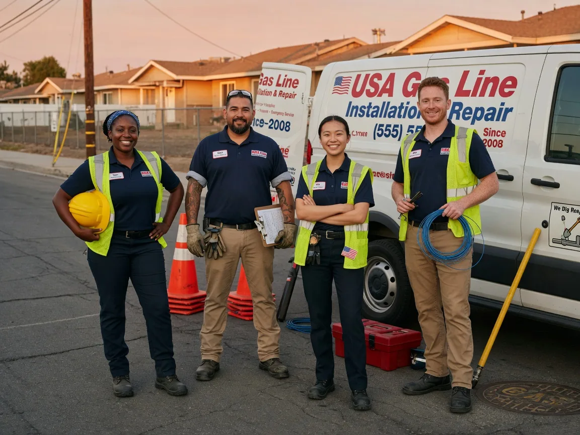 Gas Line Installation company in Geff, IL